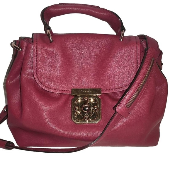 Chloe Elsie Small Red Leather Cross Body Bag - Picture 1 of 15